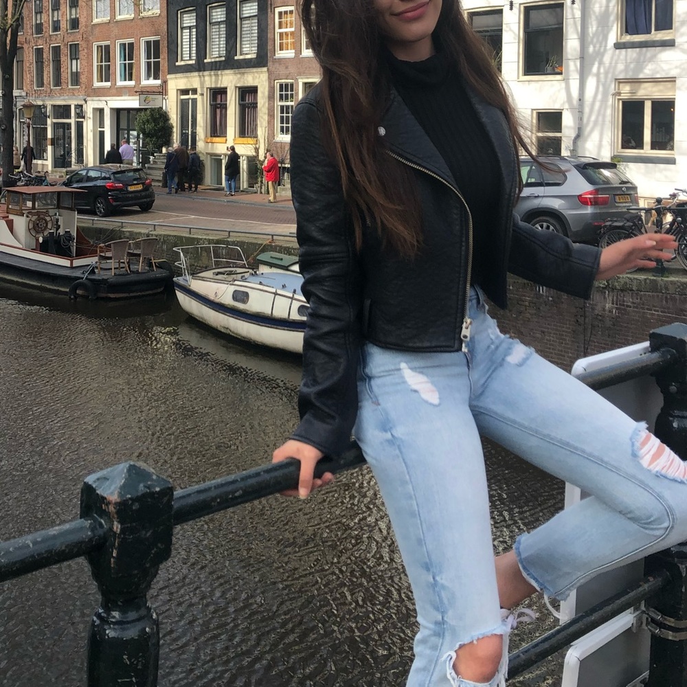 Abercrombie Leather Jacket